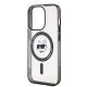 6. Etui Karl Lagerfeld IML Choupette's Head MagSafe na iPhone 15 Pro - przezroczyste