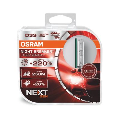 3. Żarówka ksenonowa OSRAM XENARC NIGHT BREAKER LASER NEXTGEN D3S (66340XNN-HCB) 2 szt.