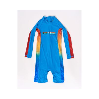 Kostium RIP CURL Boys 0-6 Mumma Lsl Uv Spring - niebieski