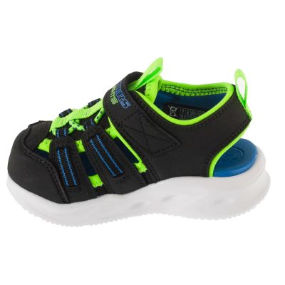 2. Skechers S-Lights: Sola Glow Sandal - Hyper-Coast 407033N-BKLM Czarne 22