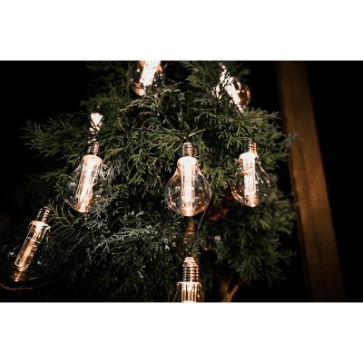 12. LAMPA SOLARNA GIRLANDA OGRODOWA PARTY LIGHT 10 LED 3.8M