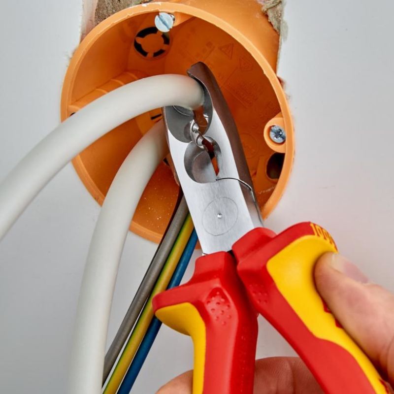 4. Knipex 13 46 165 narzędzie do zdejmowania izolacji Czerwony, Żółty