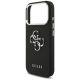 6. Etui Guess Grained Big 4G Classic Logo na iPhone 17 Pro - czarne