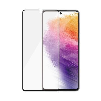 2. Szkło hartowane PanzerGlass E2E Regular na Samsung Galaxy A73 - z czarną ramką
