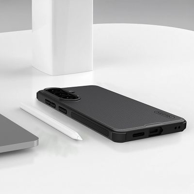 20. Etui Nillkin Super Frosted Shield Pro Magnetic kompatybilne z MagSafe na Samsung Galaxy S26 - czarne