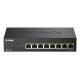 D-Link DMS-108P/E przełącznik sieciowy Nie zarządzany 2.5G Ethernet (100/1000/2500) Obsługa PoE Czarny