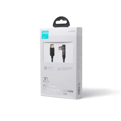 5. Kabel Joyroom Gaming Cable S-CL020A6 Lightning (kątowy) / USB-C (prosty) 20W 1.2 m - czarny