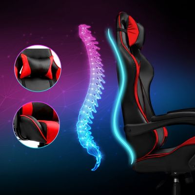 16. Extralink Gaming | Fotel gamingowy | biurowy, obrotowy, kubełkowy, czarno-czerwony, G-522