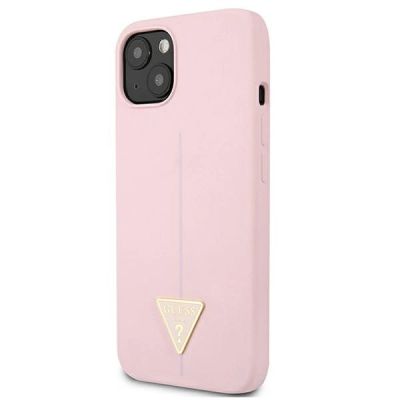 2. Etui Guess Silicone Triangle na iPhone 13 mini - fioletowe