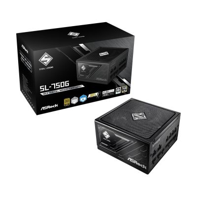 2. Zasilacz ASRock STEEL LEGEND 750W 80 Plus Gold (90-UXS075-GFEAAA)