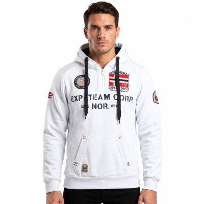 5. Bluza męska Geographical Norway GOPTAINE MEN 100 EO BS2 (WT1885H/GN-WHITE)
