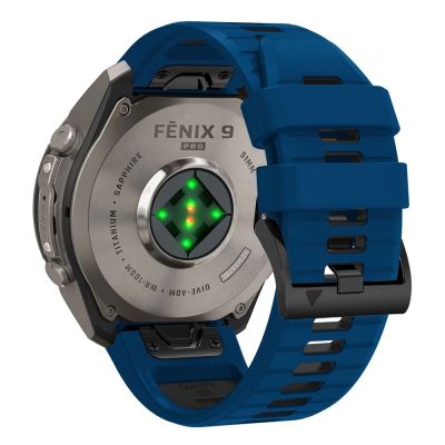 2. Pasek Tech-Protect Iconband Pro na Garmin Fenix 5X / 5X Plus / 6X / 6X Pro / 7X / 8 / 8 Pro / 9 / 9 Pro (47 mm) - granatowo-czarny