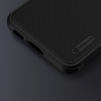 12. Nillkin Super Frosted Shield Pro etui Samsung Galaxy S23+ pancerny pokrowiec + podstawka na telefon czerwone