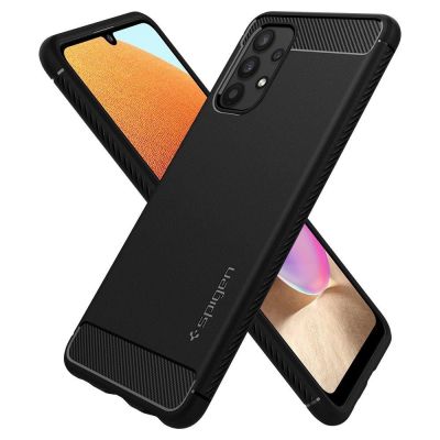 8. Etui Spigen Rugged Armor na Samsung Galaxy A52 / A52S - czarny mat