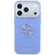 3. Etui Guess Grained & Big Resin Logo na iPhone 18 Pro / 17 Pro - niebieskie