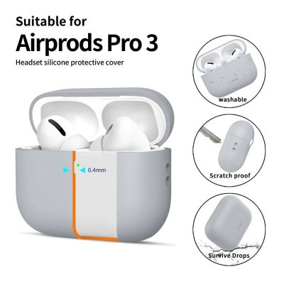 4. Etui Tech-Protect Silicone na AirPods Pro 3 - szare