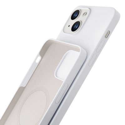 4. Etui 3mk Hardy Silicone MagCase na iPhone 14 Plus - białe