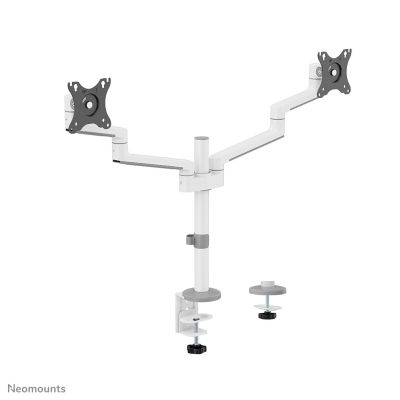21. Neomounts DS60-425WH2 uchwyt / stojak do monitorów 68,6 cm (27") Biurko Biały