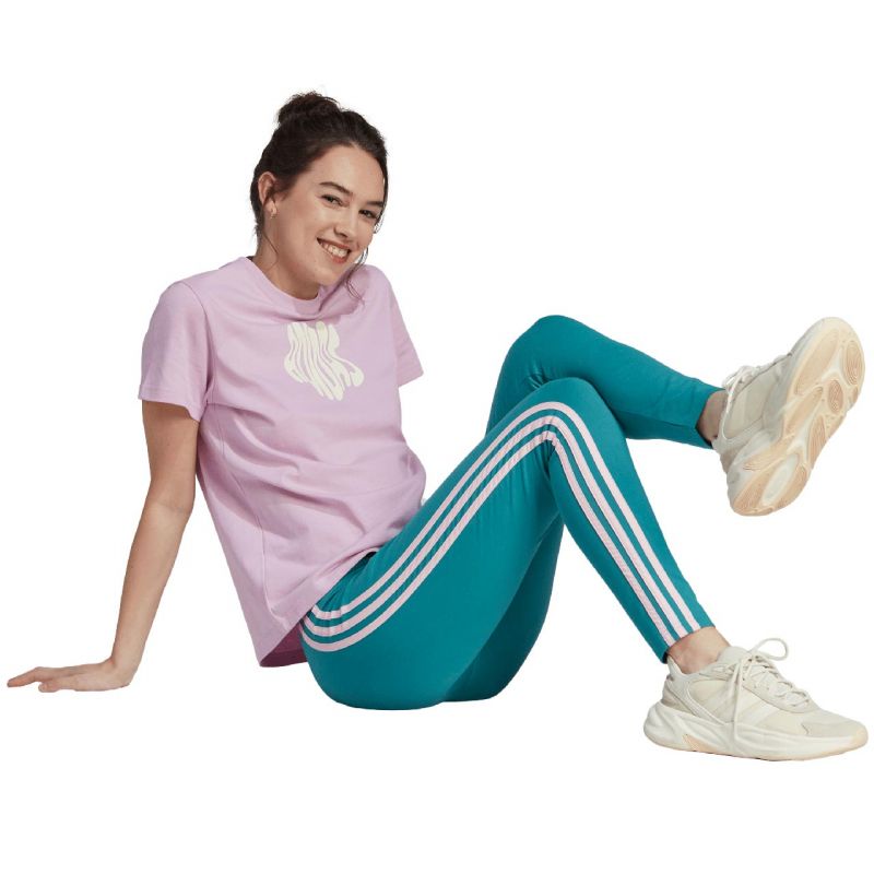 4. Legginsy adidas Essentials 3-Stripes High-Waisted Single W IL3378