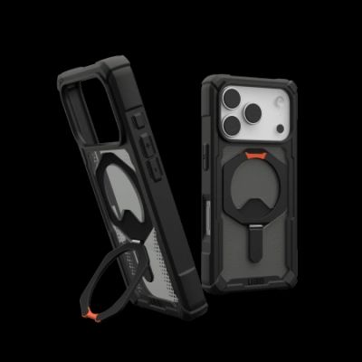Etui UAG Plasma XTE MagSafe na iPhone 17 Pro - czarno-pomarańczowe