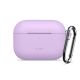 2. Etui Tech-Protect Silicone Hook na AirPods Pro - fioletowe