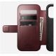 7. NOMAD Modern Leather Folio - skórzane etui do iPhone 17 Pro kompatybilne z MagSafe, skóra Horween (burgundy)