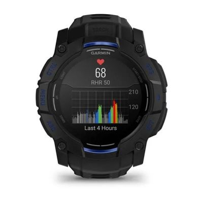 6. Garmin Instinct 3 3,3 cm (1.3") AMOLED 45 mm Cyfrowy 416 x 416 px Czarny GPS