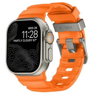 Pasek Tech-Protect Motion na Apple Watch 44 / 45 / 46 / 49 mm - pomarańczowy