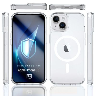 5. Etui 3mk Armor MagCase na iPhone 15 - przezroczyste