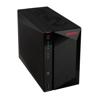9. NAS Asustor AS5402T; Tower; 2x (3.5" SATA HDD/ 2.5" SSD); Intel Celeron N5105, 4GB DDR4 SODIMM (max. 16GB), 2x 2.5GbE, 4x M.2 2280 NVMe PCIe 3.0, 3x USB 3.2 Gen, 1x HDMI 2.0b