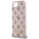 6. Etui Guess Peony Script Logo MagSafe na  iPhone 16e - brązowe