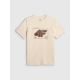 6. T-shirt regular z nadrukiem męski 4F 4FRSS26TTSHM4230-11S
