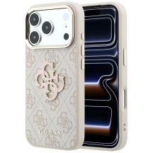 Etui Guess 4G & Big Resin Logo na iPhone 17 Pro Max / 18 Pro Max - różowe