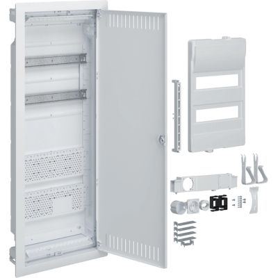 Rozdzielnia plastikowa PT hybrydowa 24M 2x płyta montażowa IP40 865x335x90 drzwi perforowane Volta.Hybrid