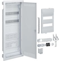 Rozdzielnia plastikowa PT hybrydowa 24M 2x płyta montażowa IP40 865x335x90 drzwi perforowane Volta.Hybrid