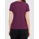 2. T-shirt slim bawełniany damski 4F 4FWAW26TTSHF3500-60S
