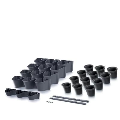 11. KWIETNIK OGRÓD WERTYKALNY WISZĄCY ANTRACYT