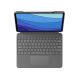3. Logitech Combo Touch QWERTZ Niemiecki Smart Connector Szary