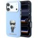 2. Etui Karl Lagerfeld Smooth Ikonik Sketch MagSafe do iPhone 18 Pro / 17 Pro - jasnoniebieske