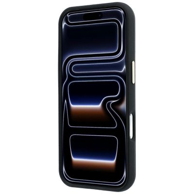 5. Etui Guess Smooth & Big Strass Logo na iPhone 18 Pro Max / 17 Pro Max - czarne
