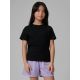 T-shirt regular gładki dziewczęcy 4F 4FJRMM00TTSHF3553-20S