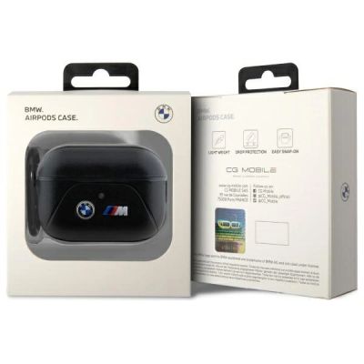 4. Etui BMW Curved Line na AirPods Pro 2 - czarne