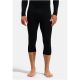 4. Legginsy termoaktywne 3/4 męskie Odlo PERFORMANCE WARM BL BOTTOM 3/4 czarne