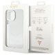 8. Etui Guess Metal Outline Magsafe na iPhone 12 / iPhone 12 Pro - srebrne