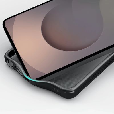 10. Etui Nillkin Super Frosted Shield Pro Magnetic kompatybilne z MagSafe na Samsung Galaxy S26 - półprzezroczysto-czarne