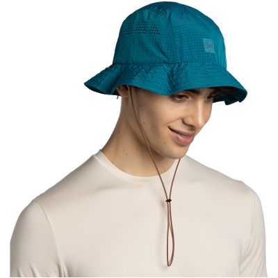 3. Kapelusz BUFF GO BUCKET HAT SOLID  TEAL S/M