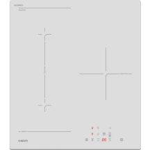 Płyta indukcyjna MPM MPM-45-IM-16/W 45 cm | 2 pola | Booster | timer | biały