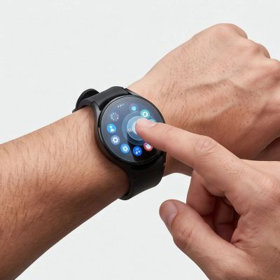 11. Szkło hartowane Tech-Protect Easy Set+ 2-Pack na Samsung Galaxy Watch Ultra 40 mm