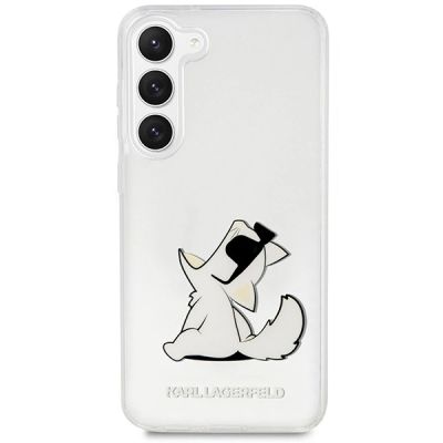 3. Etui Karl Lagerfeld Choupette Fun na Samsung Galaxy S23+ - przezroczyste