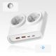 2. Listwa zasilająca Orico PDC25 25W 6w1 2x AC + 2x USB-A + 2x USB-C - biała